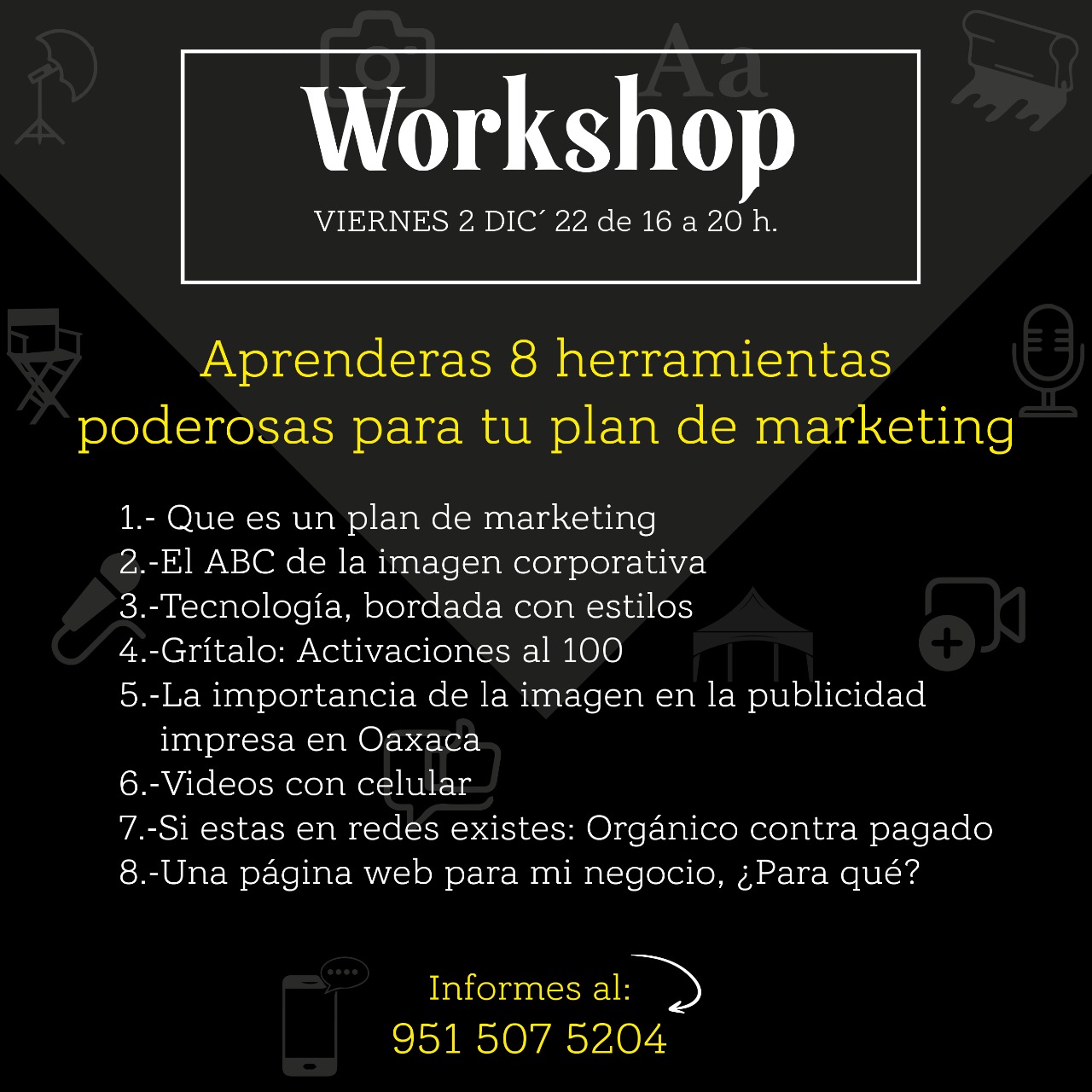 Workshop para tu plan de marketing